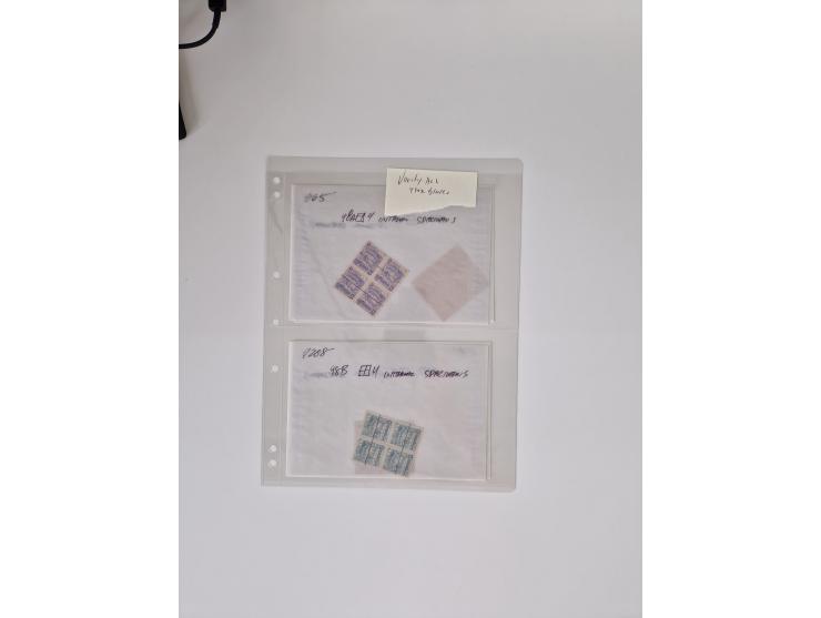 1890/1919, extensive mint never hinged/unused and used collection, incl. Officials and Telegraphs, many interesting items and