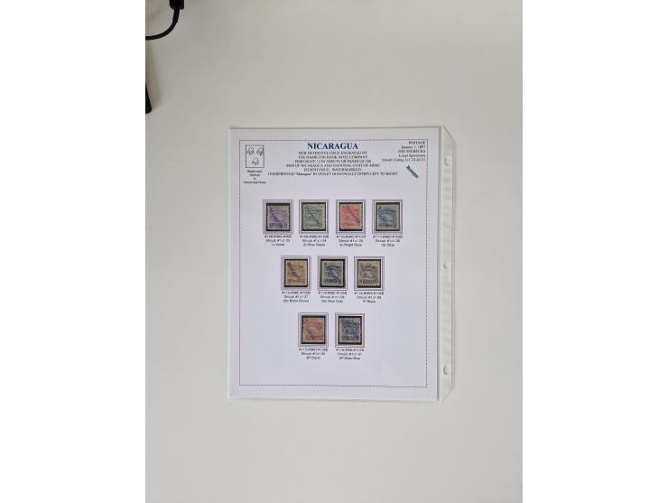 1890/1919, extensive mint never hinged/unused and used collection, incl. Officials and Telegraphs, many interesting items and