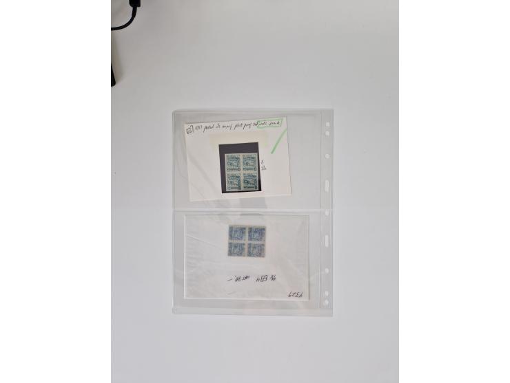 1890/1919, extensive mint never hinged/unused and used collection, incl. Officials and Telegraphs, many interesting items and