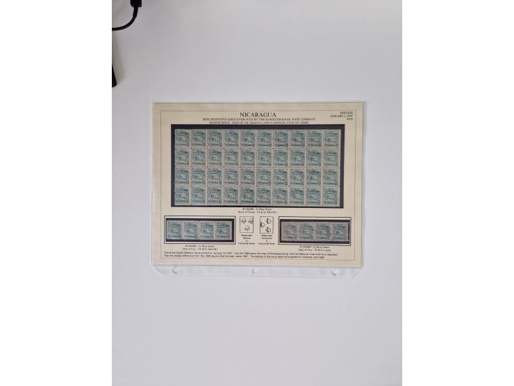 1890/1919, extensive mint never hinged/unused and used collection, incl. Officials and Telegraphs, many interesting items and