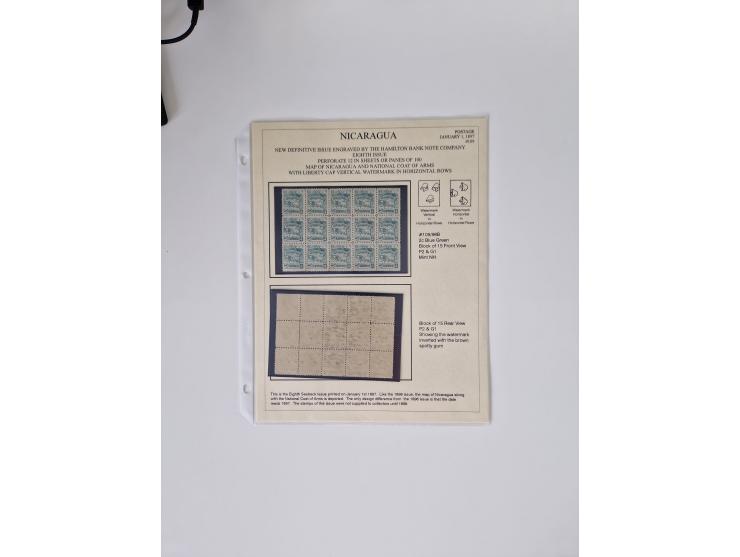 1890/1919, extensive mint never hinged/unused and used collection, incl. Officials and Telegraphs, many interesting items and