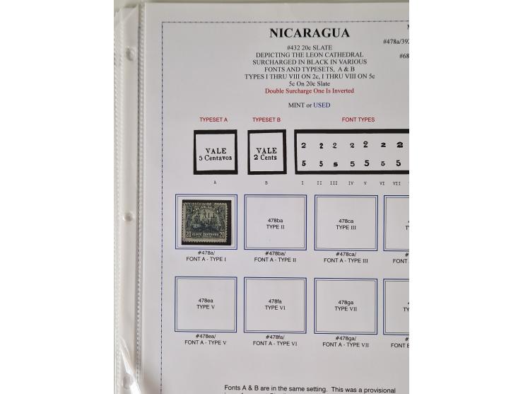 1890/1919, extensive mint never hinged/unused and used collection, incl. Officials and Telegraphs, many interesting items and