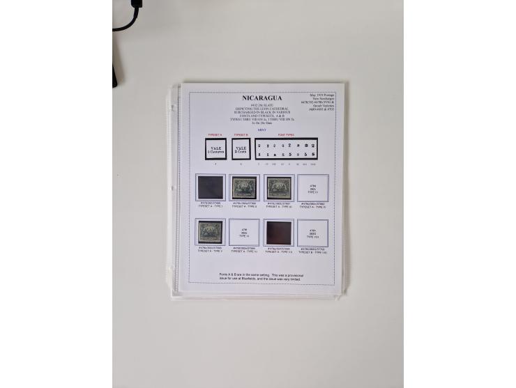 1890/1919, extensive mint never hinged/unused and used collection, incl. Officials and Telegraphs, many interesting items and