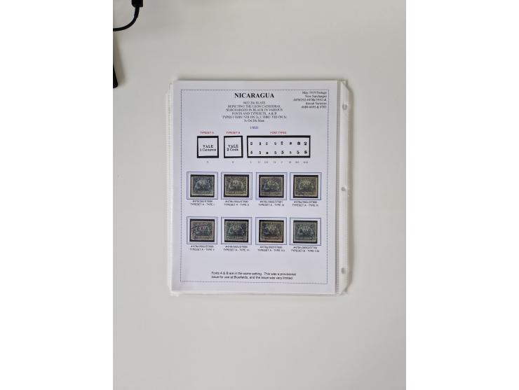 1890/1919, extensive mint never hinged/unused and used collection, incl. Officials and Telegraphs, many interesting items and