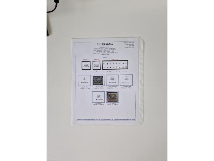 1890/1919, extensive mint never hinged/unused and used collection, incl. Officials and Telegraphs, many interesting items and