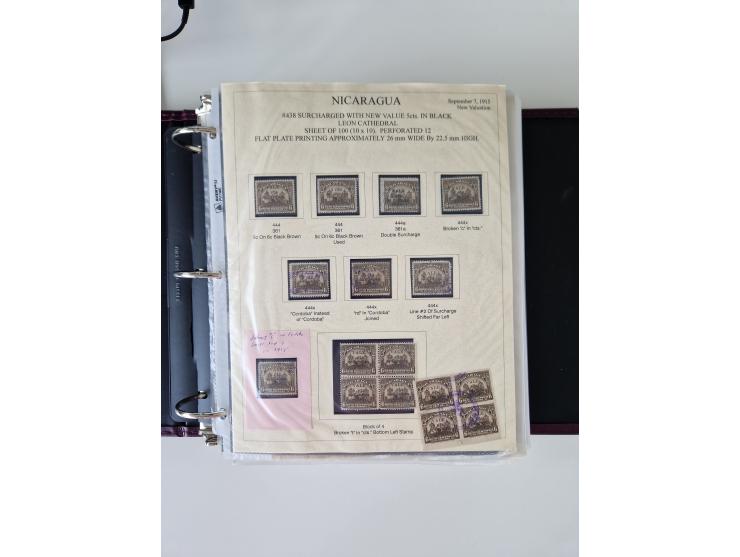 1890/1919, extensive mint never hinged/unused and used collection, incl. Officials and Telegraphs, many interesting items and
