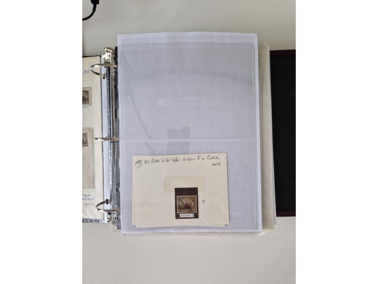 1890/1919, extensive mint never hinged/unused and used collection, incl. Officials and Telegraphs, many interesting items and