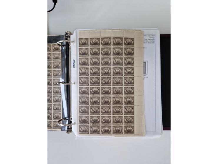 1890/1919, extensive mint never hinged/unused and used collection, incl. Officials and Telegraphs, many interesting items and