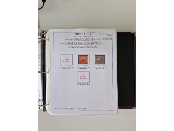 1890/1919, extensive mint never hinged/unused and used collection, incl. Officials and Telegraphs, many interesting items and