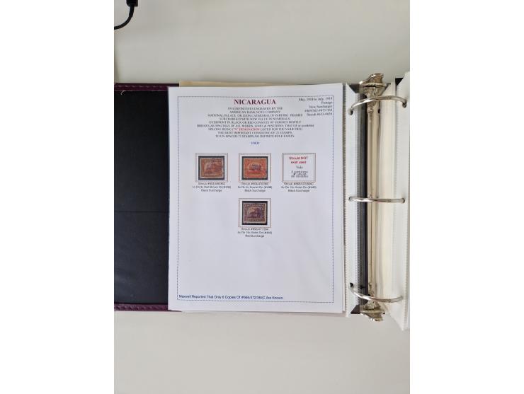 1890/1919, extensive mint never hinged/unused and used collection, incl. Officials and Telegraphs, many interesting items and