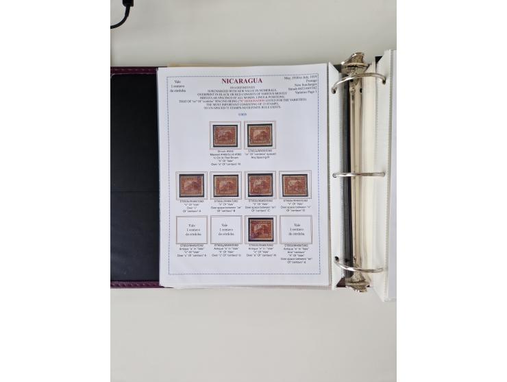 1890/1919, extensive mint never hinged/unused and used collection, incl. Officials and Telegraphs, many interesting items and