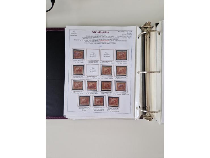 1890/1919, extensive mint never hinged/unused and used collection, incl. Officials and Telegraphs, many interesting items and