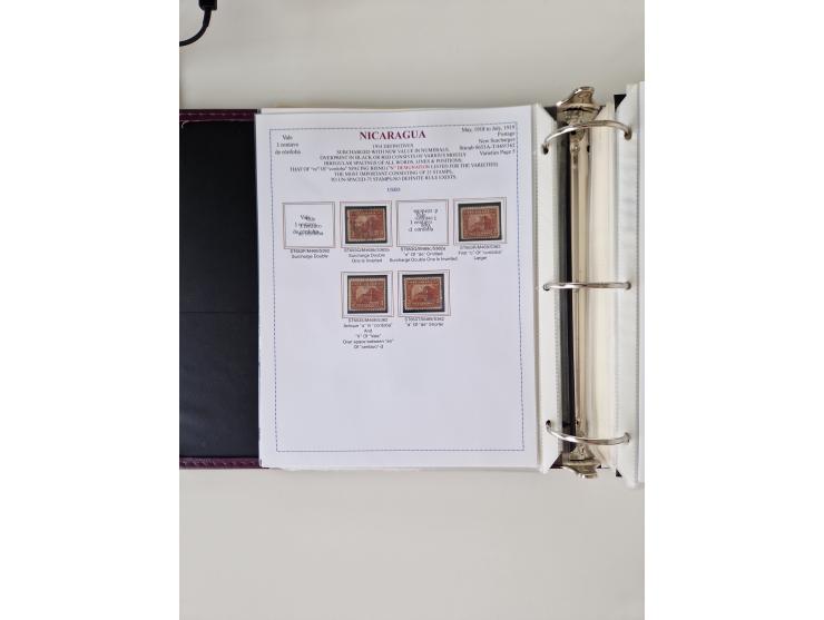 1890/1919, extensive mint never hinged/unused and used collection, incl. Officials and Telegraphs, many interesting items and