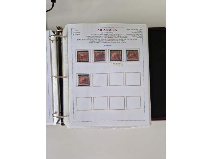 1890/1919, extensive mint never hinged/unused and used collection, incl. Officials and Telegraphs, many interesting items and