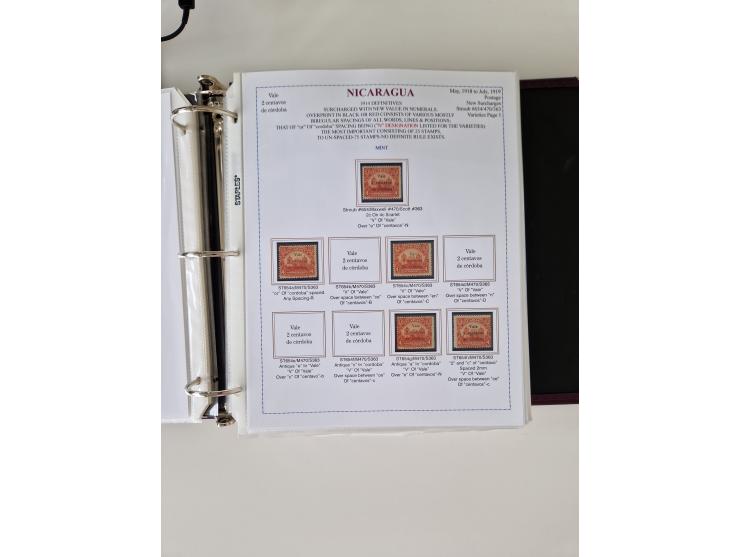 1890/1919, extensive mint never hinged/unused and used collection, incl. Officials and Telegraphs, many interesting items and