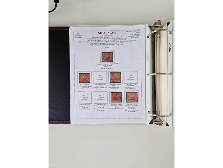 1890/1919, extensive mint never hinged/unused and used collection, incl. Officials and Telegraphs, many interesting items and