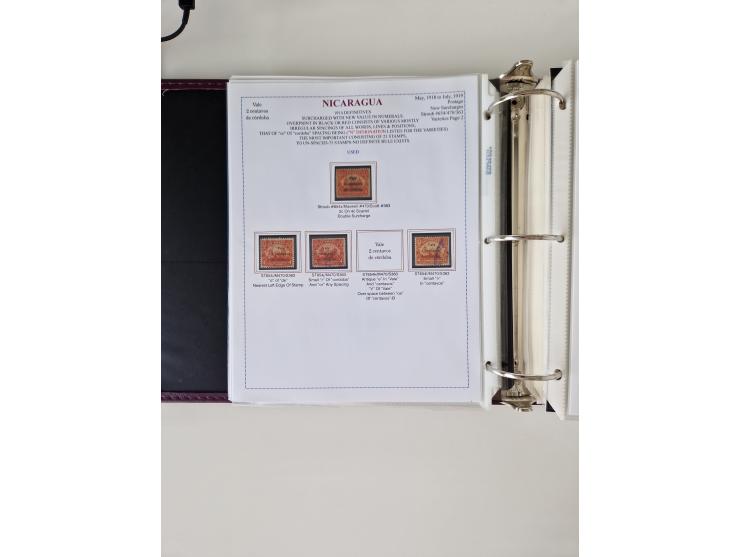 1890/1919, extensive mint never hinged/unused and used collection, incl. Officials and Telegraphs, many interesting items and