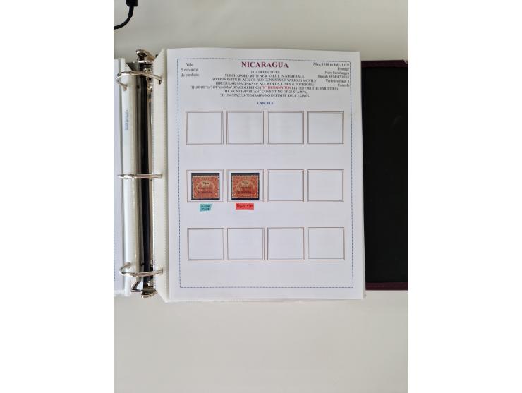 1890/1919, extensive mint never hinged/unused and used collection, incl. Officials and Telegraphs, many interesting items and