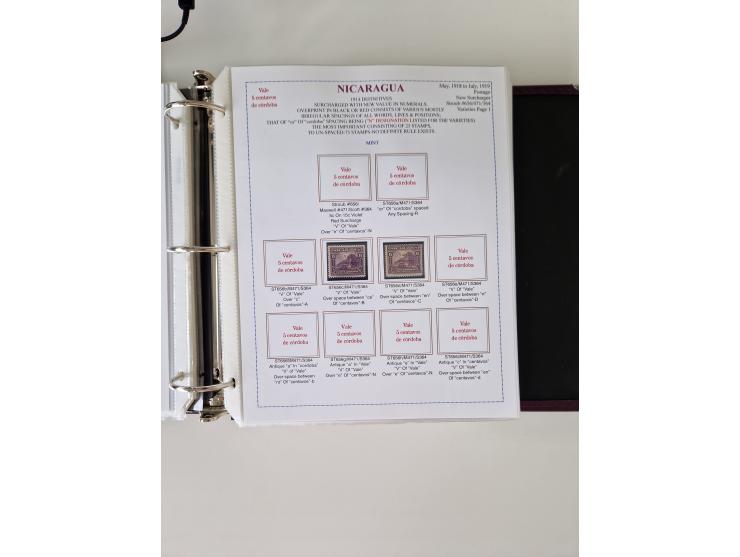 1890/1919, extensive mint never hinged/unused and used collection, incl. Officials and Telegraphs, many interesting items and