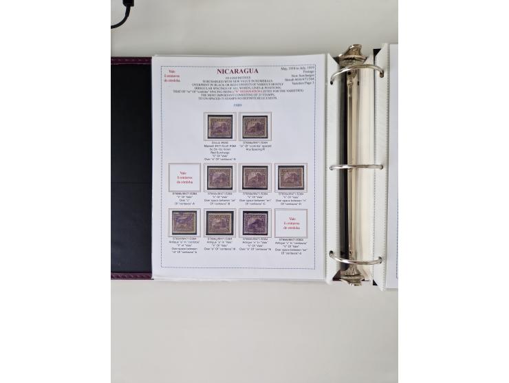 1890/1919, extensive mint never hinged/unused and used collection, incl. Officials and Telegraphs, many interesting items and