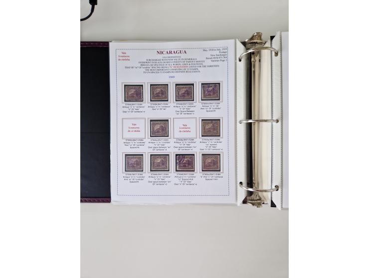 1890/1919, extensive mint never hinged/unused and used collection, incl. Officials and Telegraphs, many interesting items and