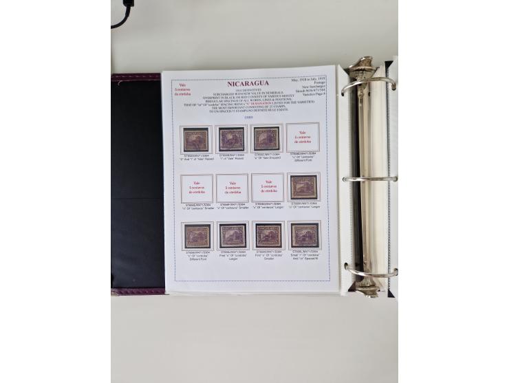 1890/1919, extensive mint never hinged/unused and used collection, incl. Officials and Telegraphs, many interesting items and