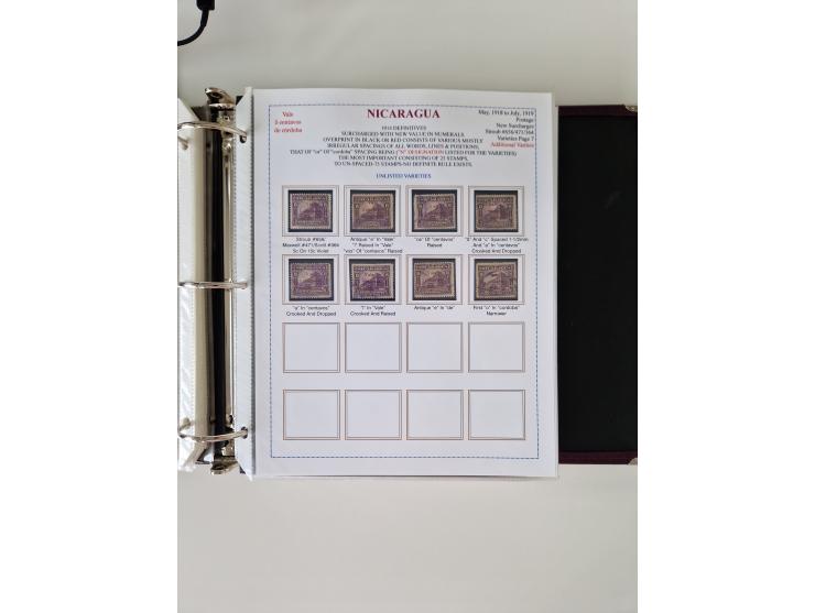 1890/1919, extensive mint never hinged/unused and used collection, incl. Officials and Telegraphs, many interesting items and