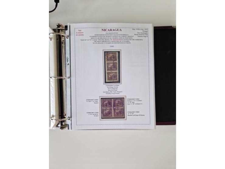 1890/1919, extensive mint never hinged/unused and used collection, incl. Officials and Telegraphs, many interesting items and