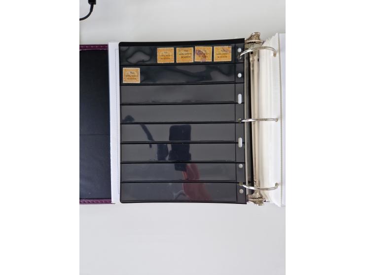 1890/1919, extensive mint never hinged/unused and used collection, incl. Officials and Telegraphs, many interesting items and