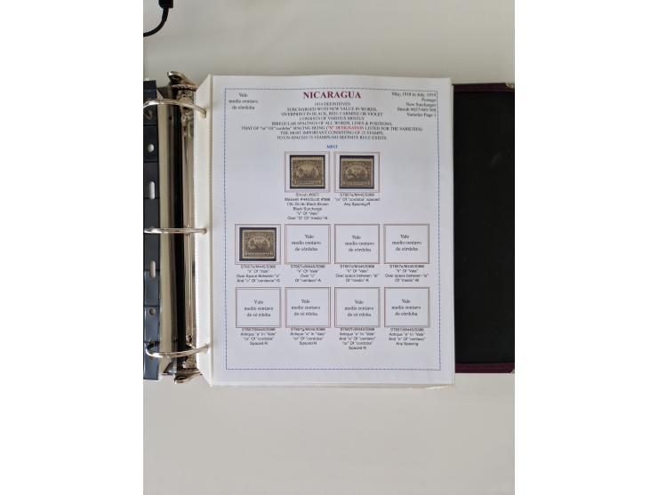 1890/1919, extensive mint never hinged/unused and used collection, incl. Officials and Telegraphs, many interesting items and