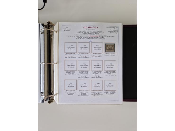 1890/1919, extensive mint never hinged/unused and used collection, incl. Officials and Telegraphs, many interesting items and