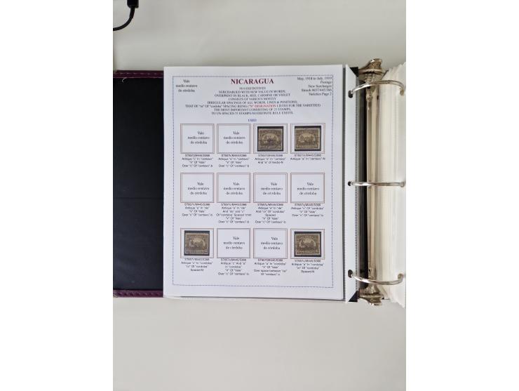 1890/1919, extensive mint never hinged/unused and used collection, incl. Officials and Telegraphs, many interesting items and