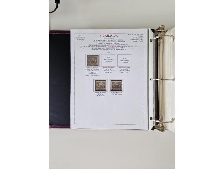 1890/1919, extensive mint never hinged/unused and used collection, incl. Officials and Telegraphs, many interesting items and