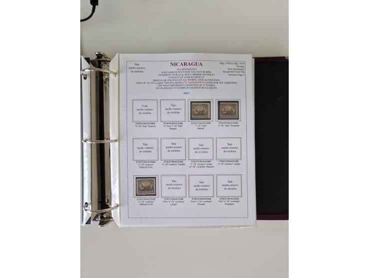 1890/1919, extensive mint never hinged/unused and used collection, incl. Officials and Telegraphs, many interesting items and