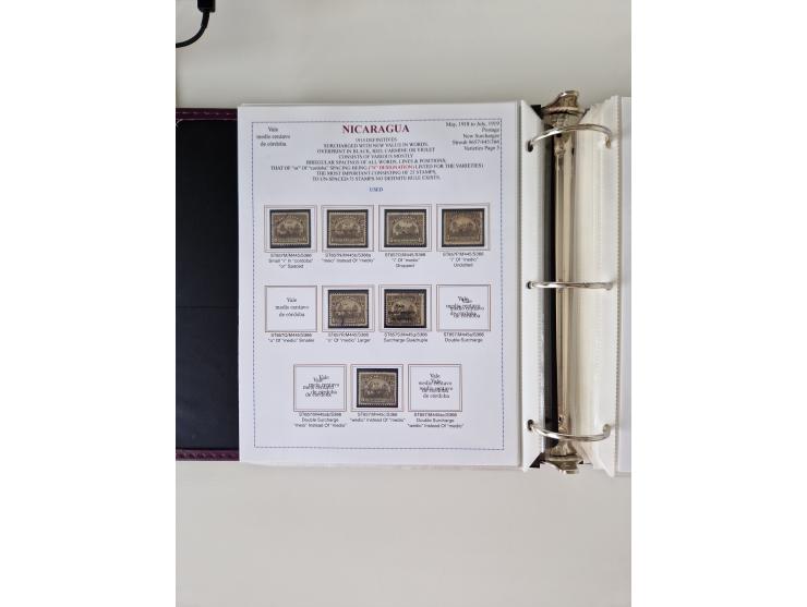 1890/1919, extensive mint never hinged/unused and used collection, incl. Officials and Telegraphs, many interesting items and