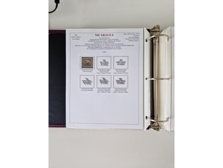 1890/1919, extensive mint never hinged/unused and used collection, incl. Officials and Telegraphs, many interesting items and