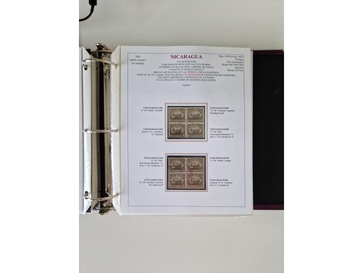 1890/1919, extensive mint never hinged/unused and used collection, incl. Officials and Telegraphs, many interesting items and