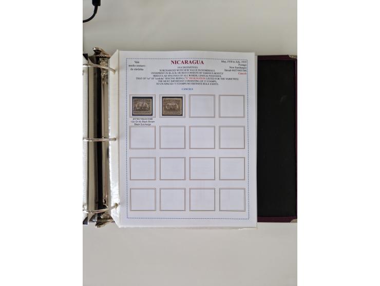 1890/1919, extensive mint never hinged/unused and used collection, incl. Officials and Telegraphs, many interesting items and