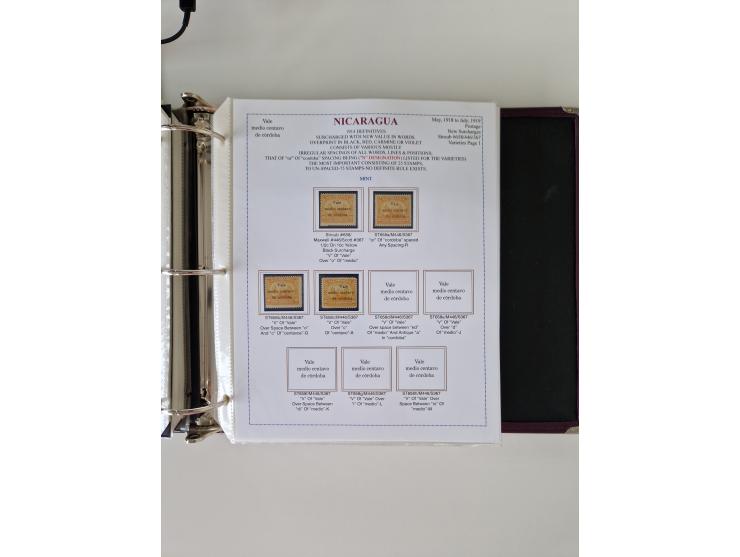 1890/1919, extensive mint never hinged/unused and used collection, incl. Officials and Telegraphs, many interesting items and