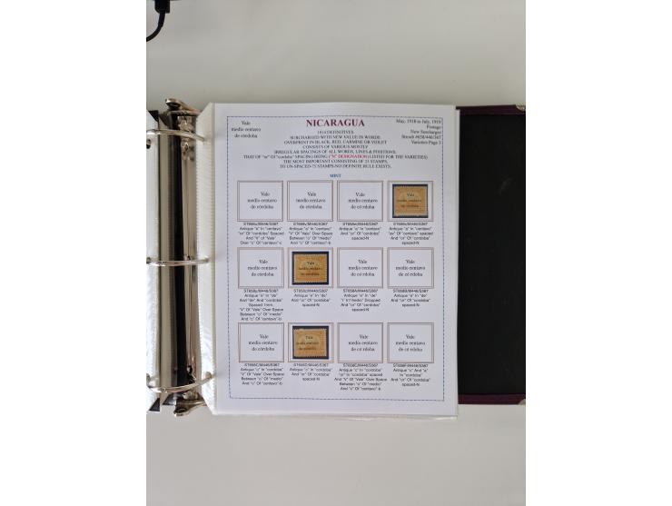 1890/1919, extensive mint never hinged/unused and used collection, incl. Officials and Telegraphs, many interesting items and