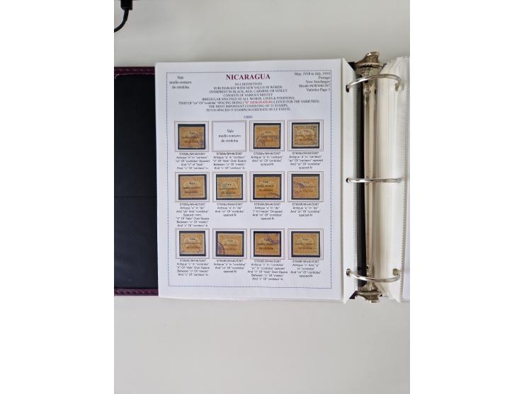 1890/1919, extensive mint never hinged/unused and used collection, incl. Officials and Telegraphs, many interesting items and