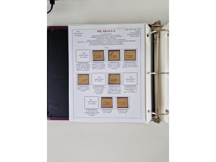 1890/1919, extensive mint never hinged/unused and used collection, incl. Officials and Telegraphs, many interesting items and