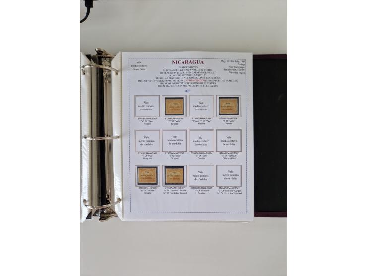 1890/1919, extensive mint never hinged/unused and used collection, incl. Officials and Telegraphs, many interesting items and