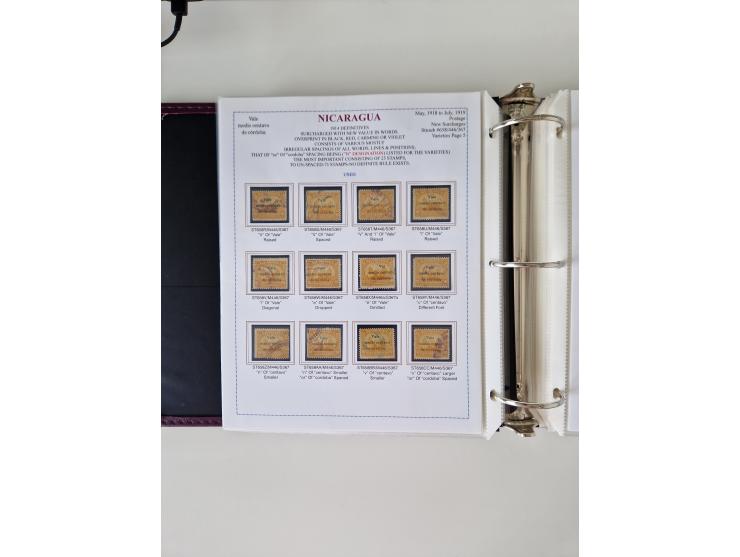 1890/1919, extensive mint never hinged/unused and used collection, incl. Officials and Telegraphs, many interesting items and