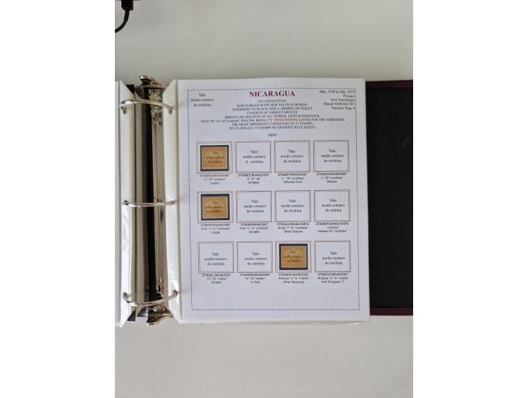 1890/1919, extensive mint never hinged/unused and used collection, incl. Officials and Telegraphs, many interesting items and