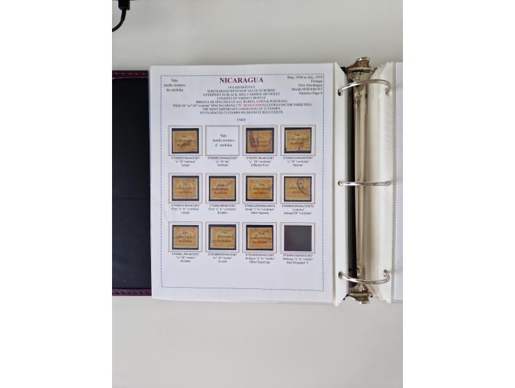 1890/1919, extensive mint never hinged/unused and used collection, incl. Officials and Telegraphs, many interesting items and