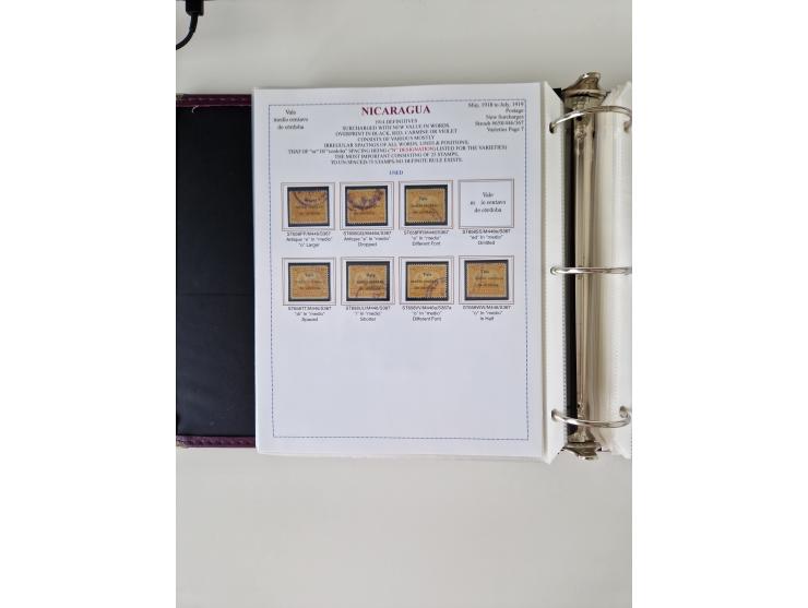 1890/1919, extensive mint never hinged/unused and used collection, incl. Officials and Telegraphs, many interesting items and