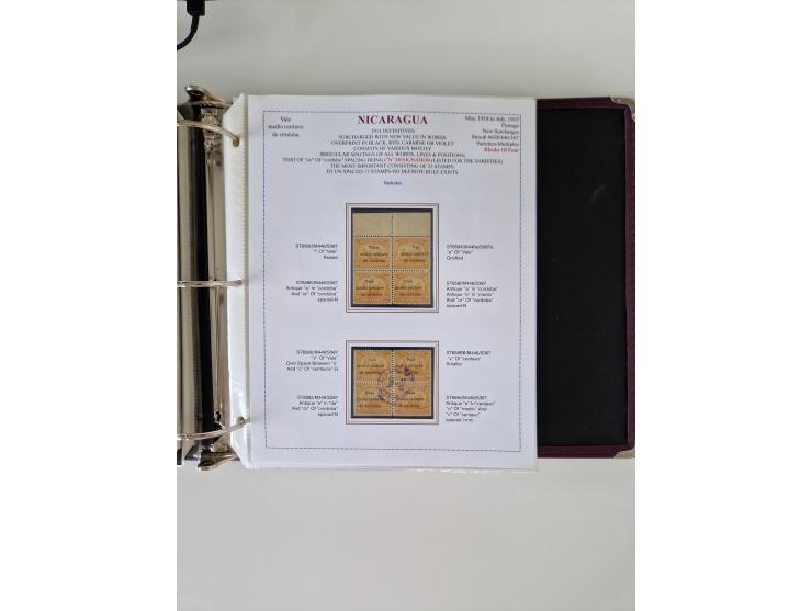 1890/1919, extensive mint never hinged/unused and used collection, incl. Officials and Telegraphs, many interesting items and