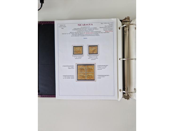 1890/1919, extensive mint never hinged/unused and used collection, incl. Officials and Telegraphs, many interesting items and