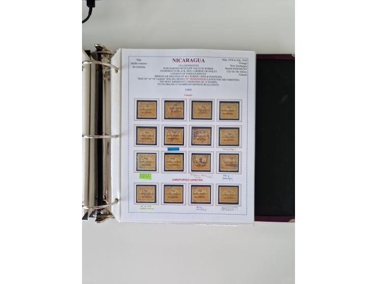 1890/1919, extensive mint never hinged/unused and used collection, incl. Officials and Telegraphs, many interesting items and